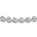 Isabel Bernard De la Paix Alfie bracelet tennis en or blanc 14 carats avec diamant 0.36 carat