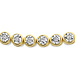 Isabel Bernard De la Paix Alfie 14 karat gold tennis bracelet with diamond 0.36 carat