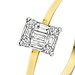 Isabel Bernard De la Paix Maxime 14 karat gold ring with diamond 0.10 carat