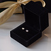 Isabel Bernard De la Paix Maxime pendientes de broquel de oro de 14 quilates con diamante 0.19 carat
