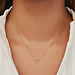 Isabel Bernard Saint Germain Amore 14 karat white gold necklace with heart