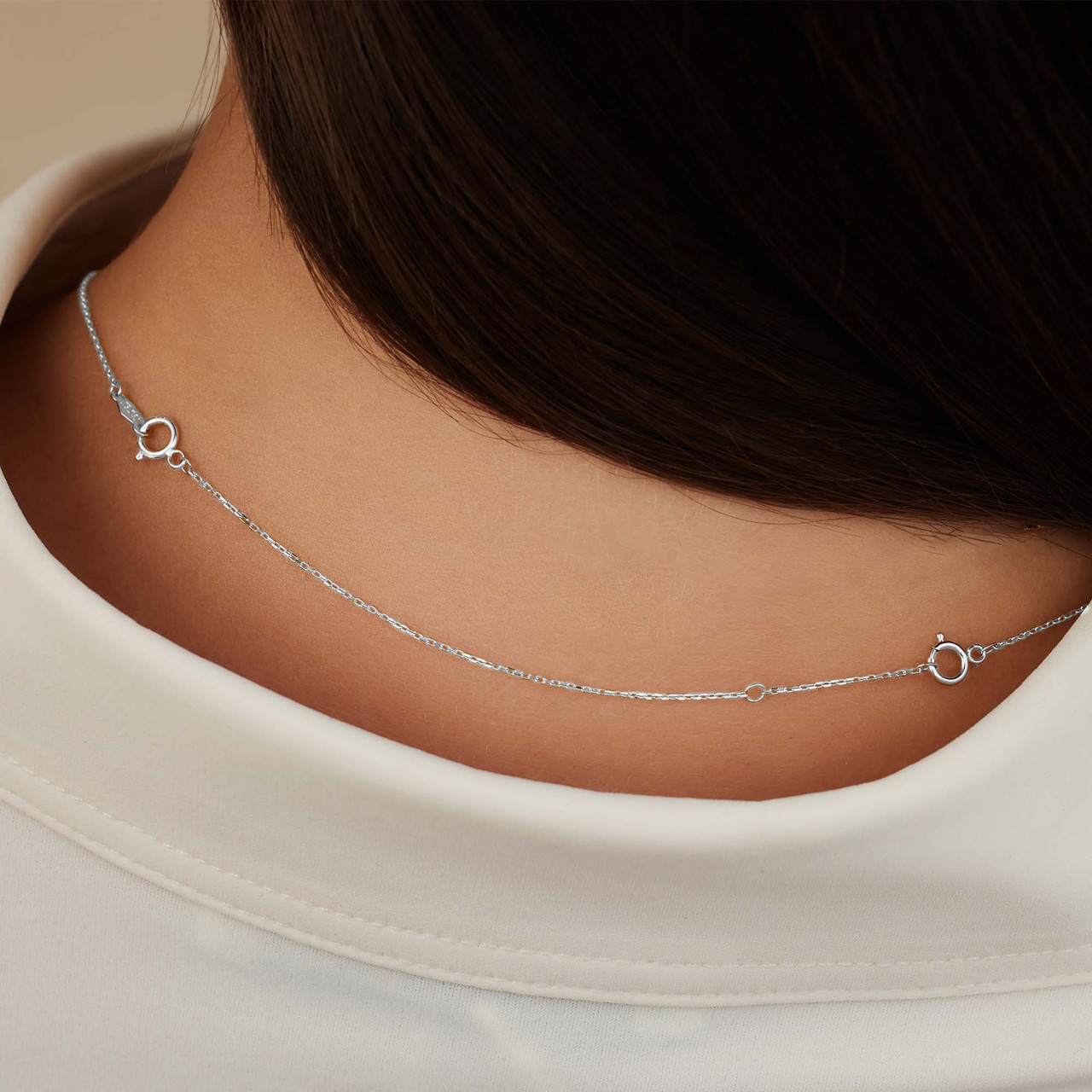 Isabel Bernard Saint Germain Nicole 14 karat white gold necklace extender