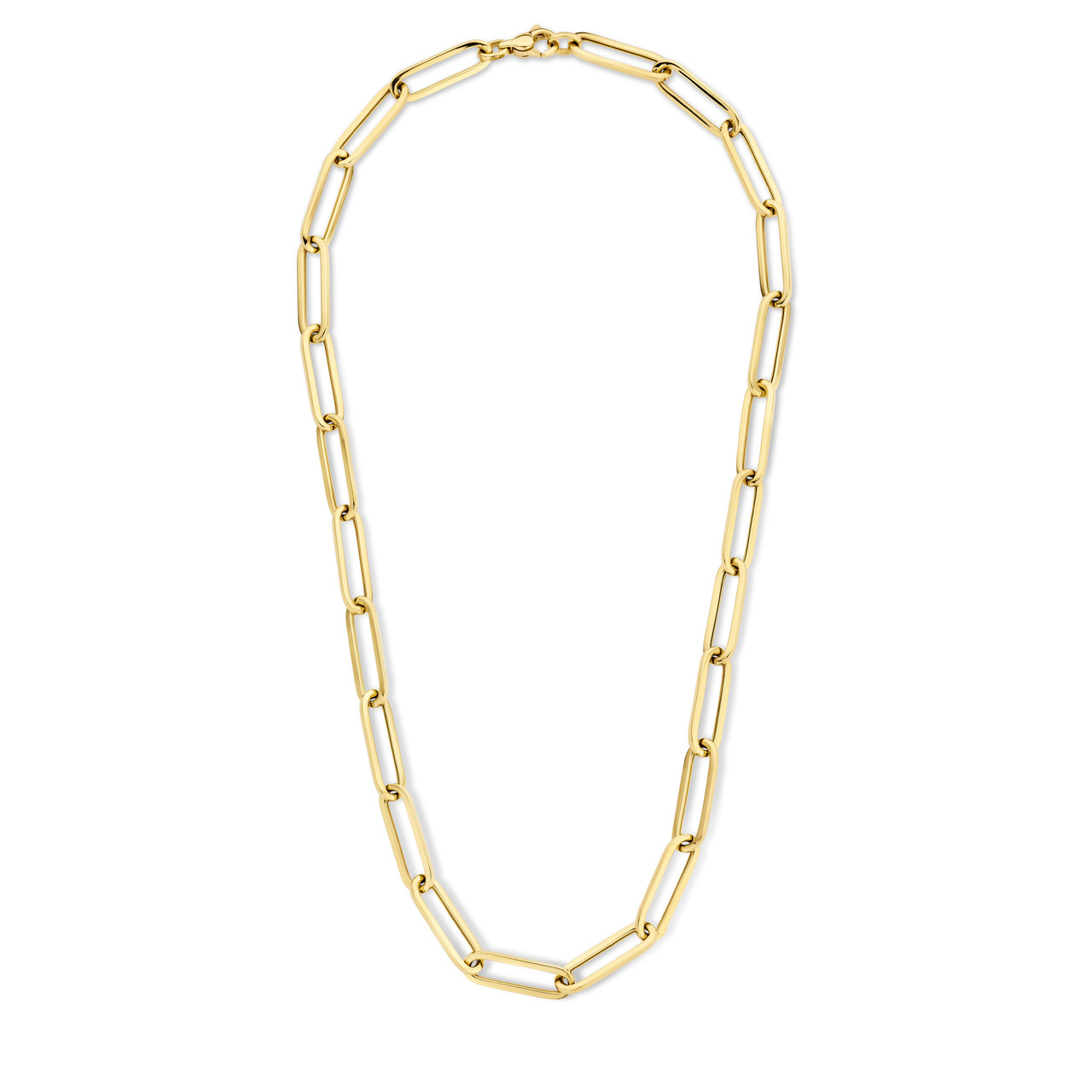 Isabel Bernard Aidee Odile 14 karat gold link necklace