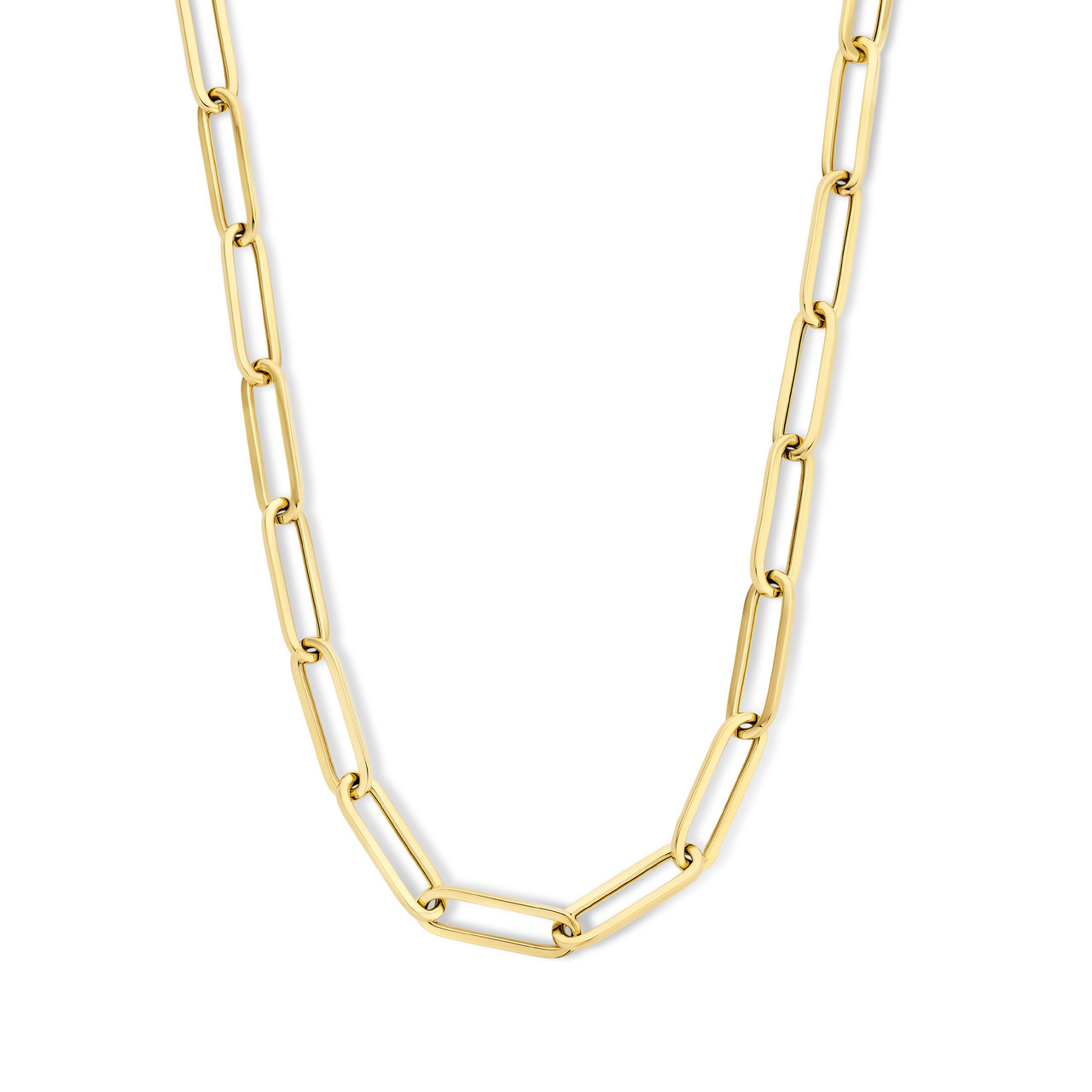 Isabel Bernard Aidee Odile 14 karat gold link necklace