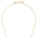 Isabel Bernard Baguette Roux 14 karat gold necklace with red zirconia stone