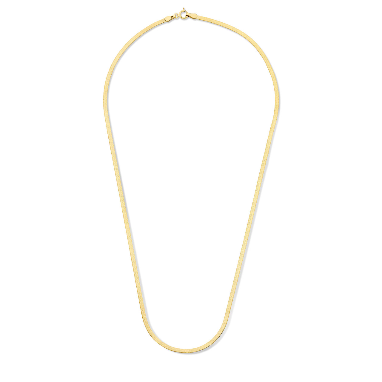 Snake link gold chain deals