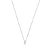 Isabel Bernard Saint Germain Merle 14 karat white gold necklace with zirconia