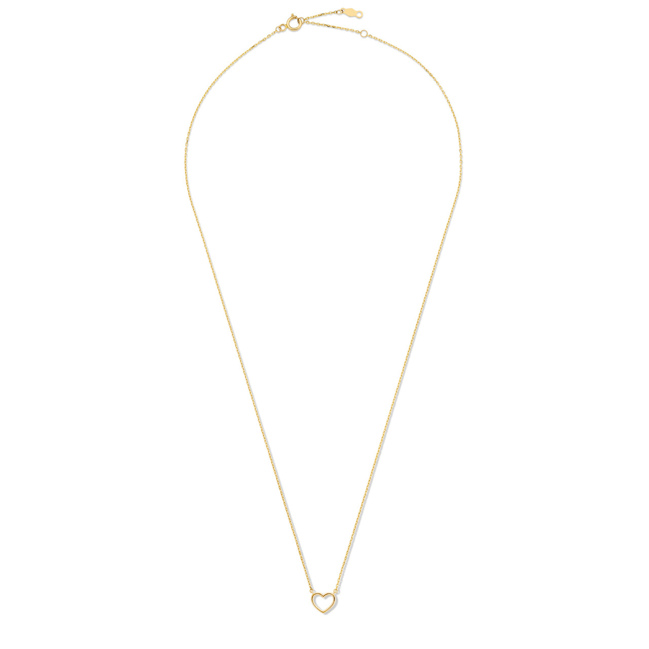 Isabel Bernard Belleville Amore 14 karat gold necklace with heart