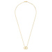 Isabel Bernard Le Marais Zoë 14 karat gold necklace with two rings