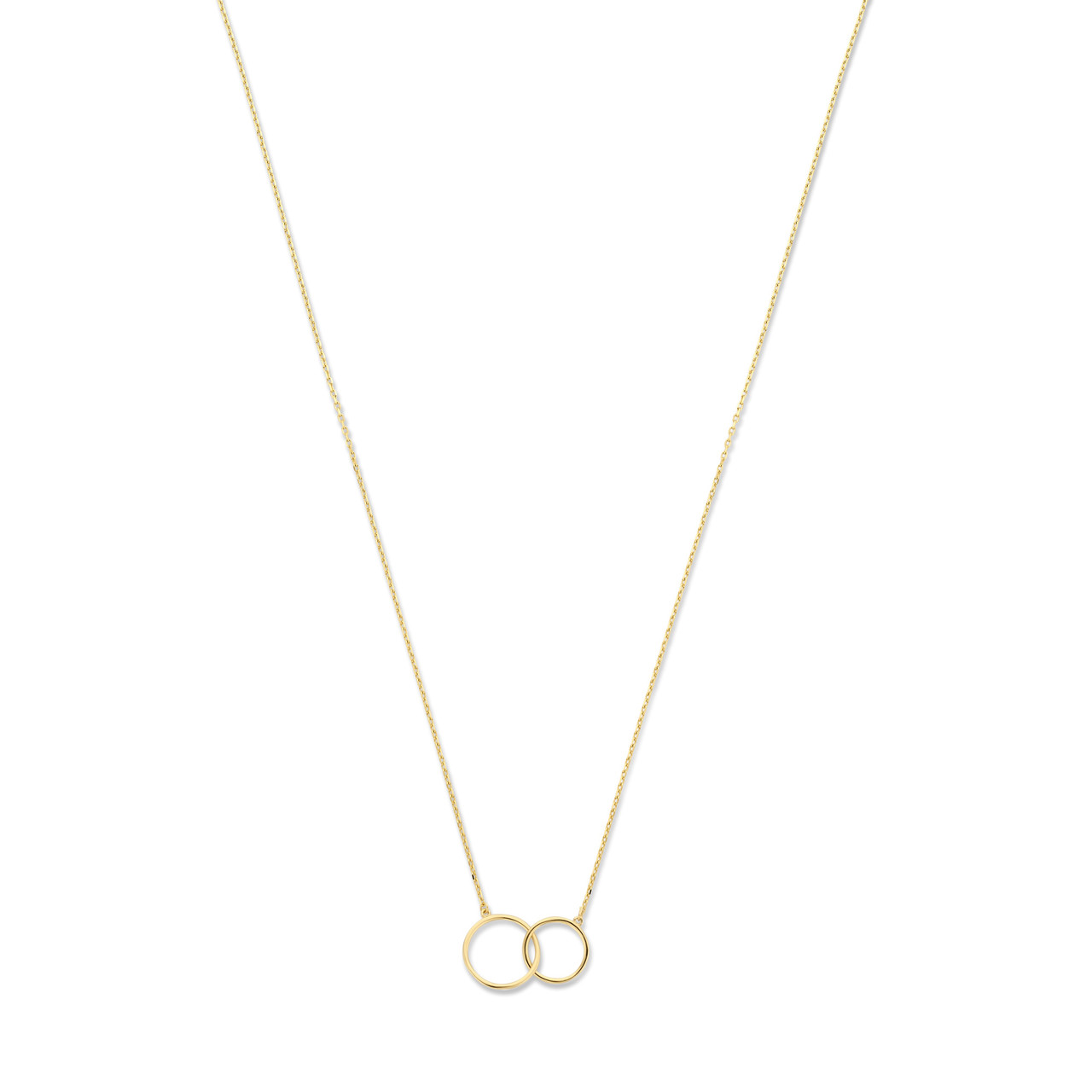 Isabel Bernard Le Marais Loulou 14 karat gold necklace with two rings
