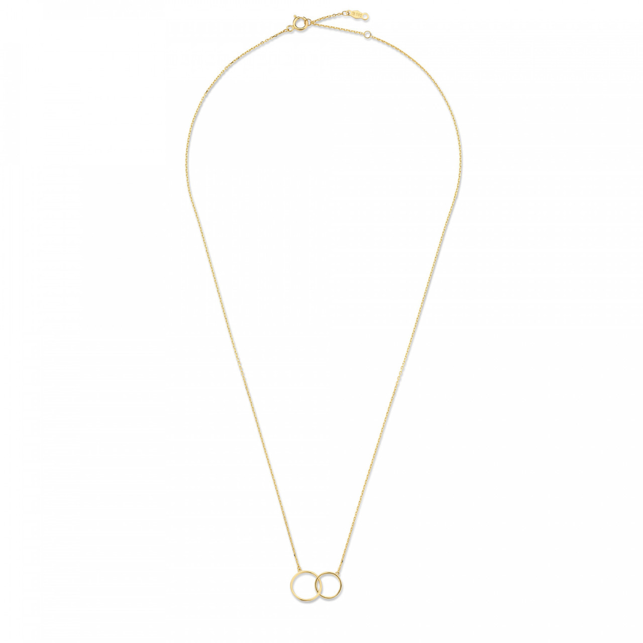 Isabel Bernard Cadeau d'Isabel 14 karat gold necklace and bracelet gift set with two rings