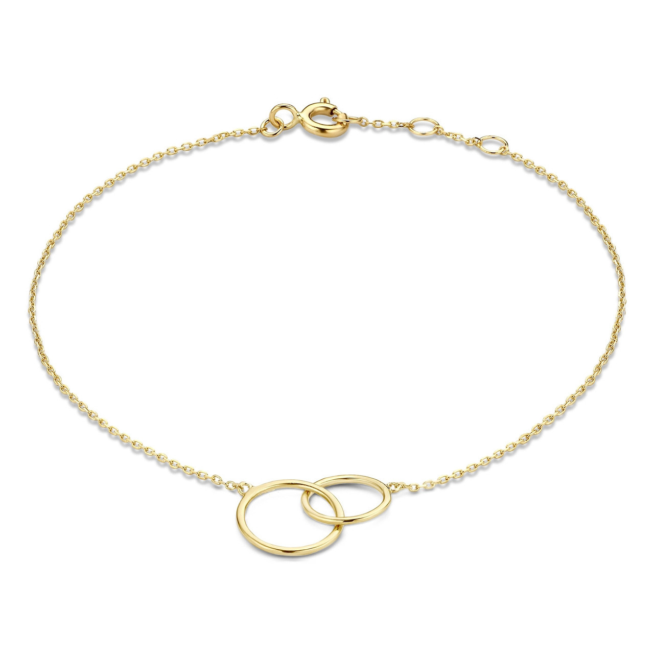 Isabel Bernard Cadeau d'Isabel 14 karat gold necklace and bracelet gift set with two rings