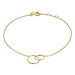 Isabel Bernard Cadeau d'Isabel 14 karaat gouden collier en armband giftset met twee ringen