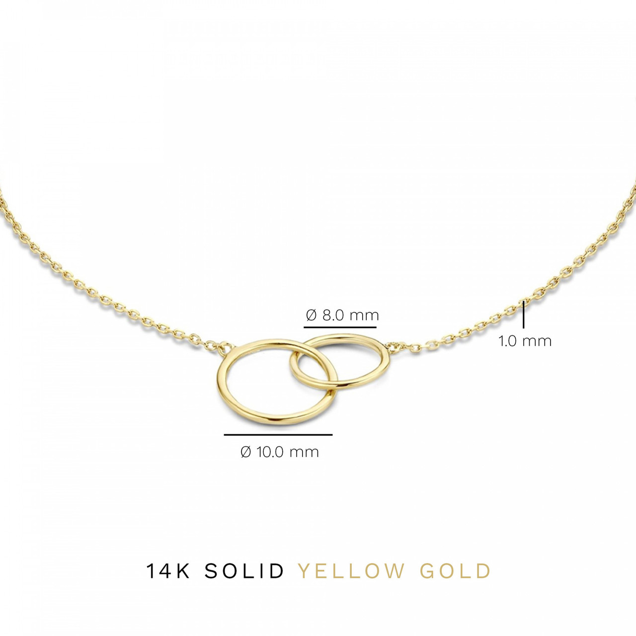 Isabel Bernard Cadeau d'Isabel 14 karat gold necklace and bracelet gift set with two rings