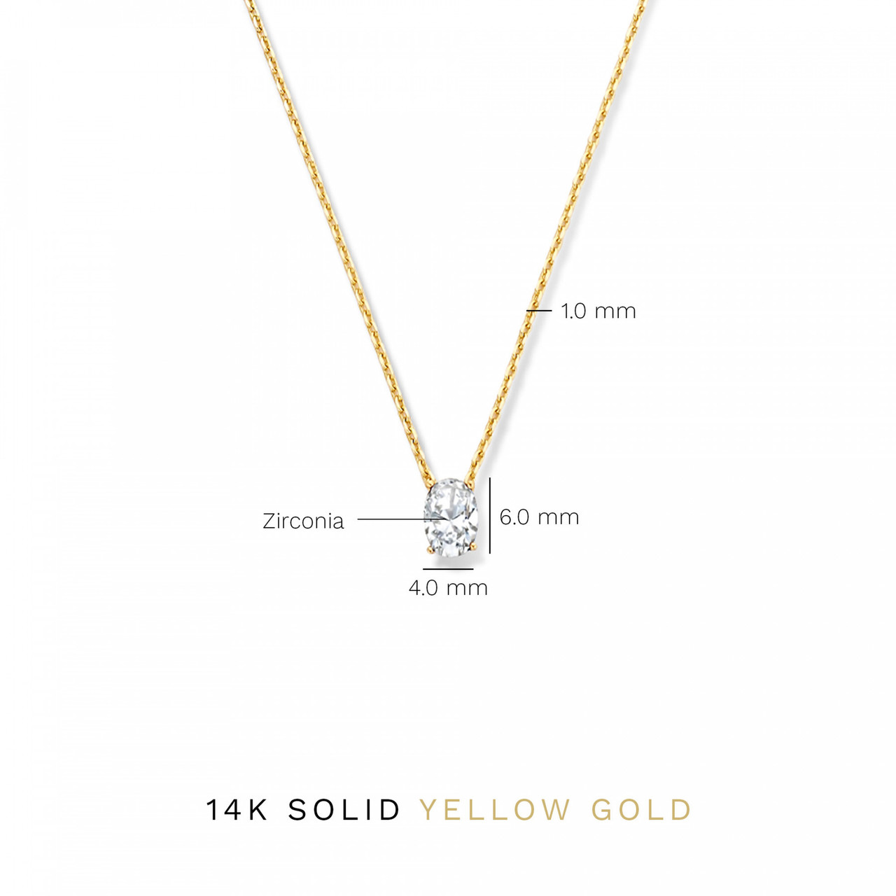 Isabel Bernard Cadeau d'Isabel 14 karat gold necklaces gift set with zirconia stones