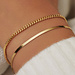 Isabel Bernard Cadeau d'Isabel 14 karat gold bracelets gift set