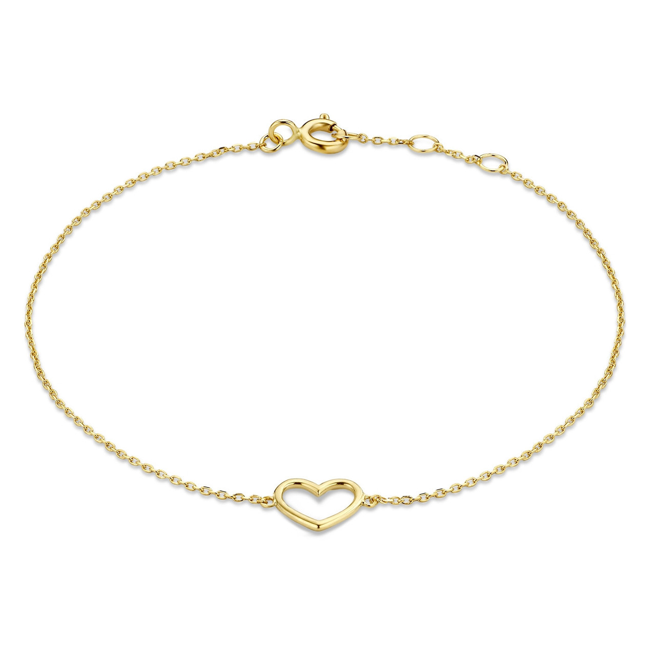 Isabel Bernard Cadeau d'Isabel 14 karat gold bracelets gift set with heart