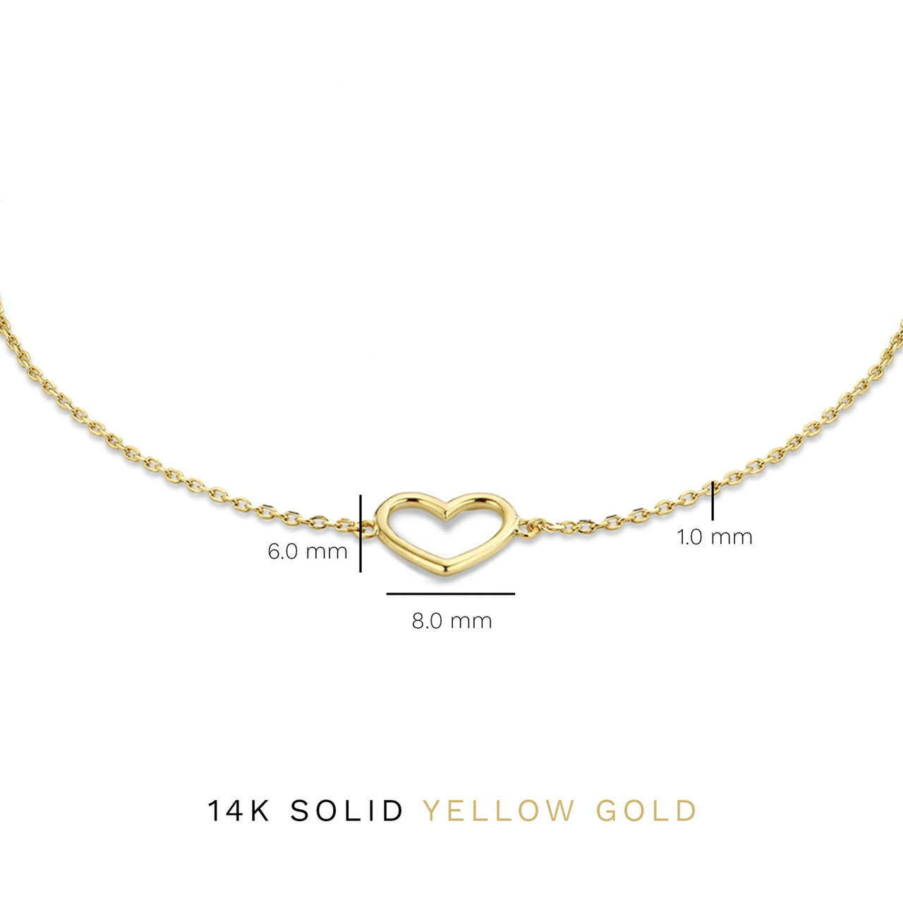 Isabel Bernard Cadeau d'Isabel 14 karat gold bracelets gift set with heart