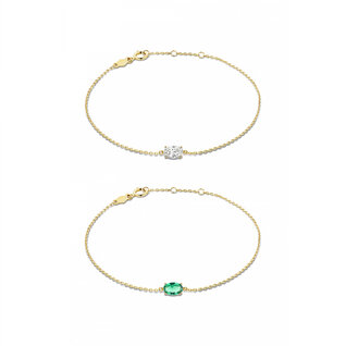 Isabel Bernard Cadeau d'Isabel coffret cadeau bracelets en or 14 carats