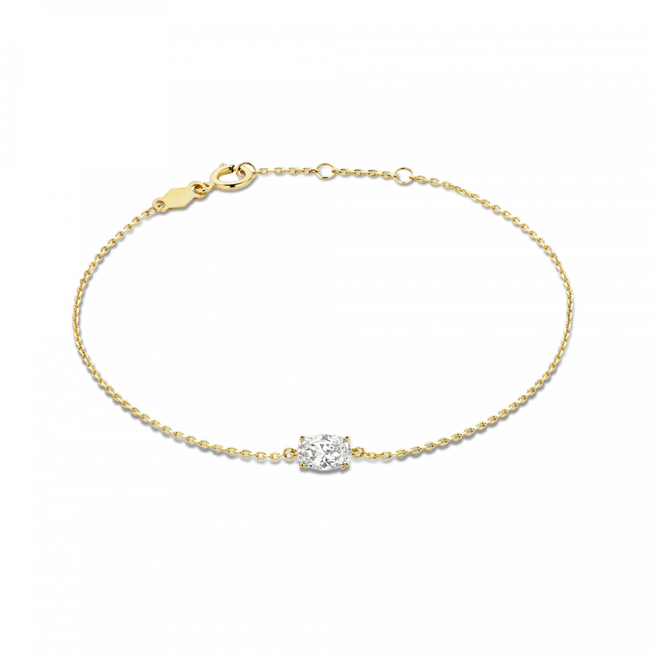 Isabel Bernard Cadeau d'Isabel 14 karat gold bracelets gift set with zirconia stones