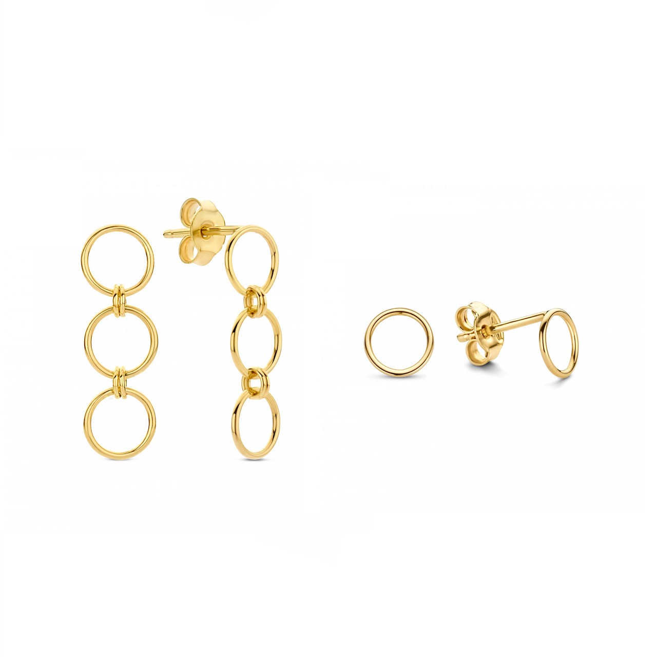Isabel Bernard Cadeau d'Isabel 14 karat gold earring set