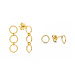 Isabel Bernard Cadeau d'Isabel 585er Gold Ohrring-Set mit Ringen