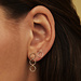 Isabel Bernard Cadeau d'Isabel paire de boucles d'oreilles en or 14 carats avec cercles
