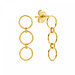 Isabel Bernard Cadeau d'Isabel set de pendientes de oro de 14 quilates con círculos