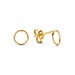 Isabel Bernard Cadeau d'Isabel 14 karat gold earring set with rings