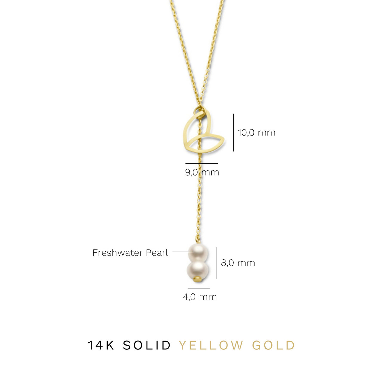 Isabel Bernard Belleville Noémi 14 karat gold necklace with freshwater pearls