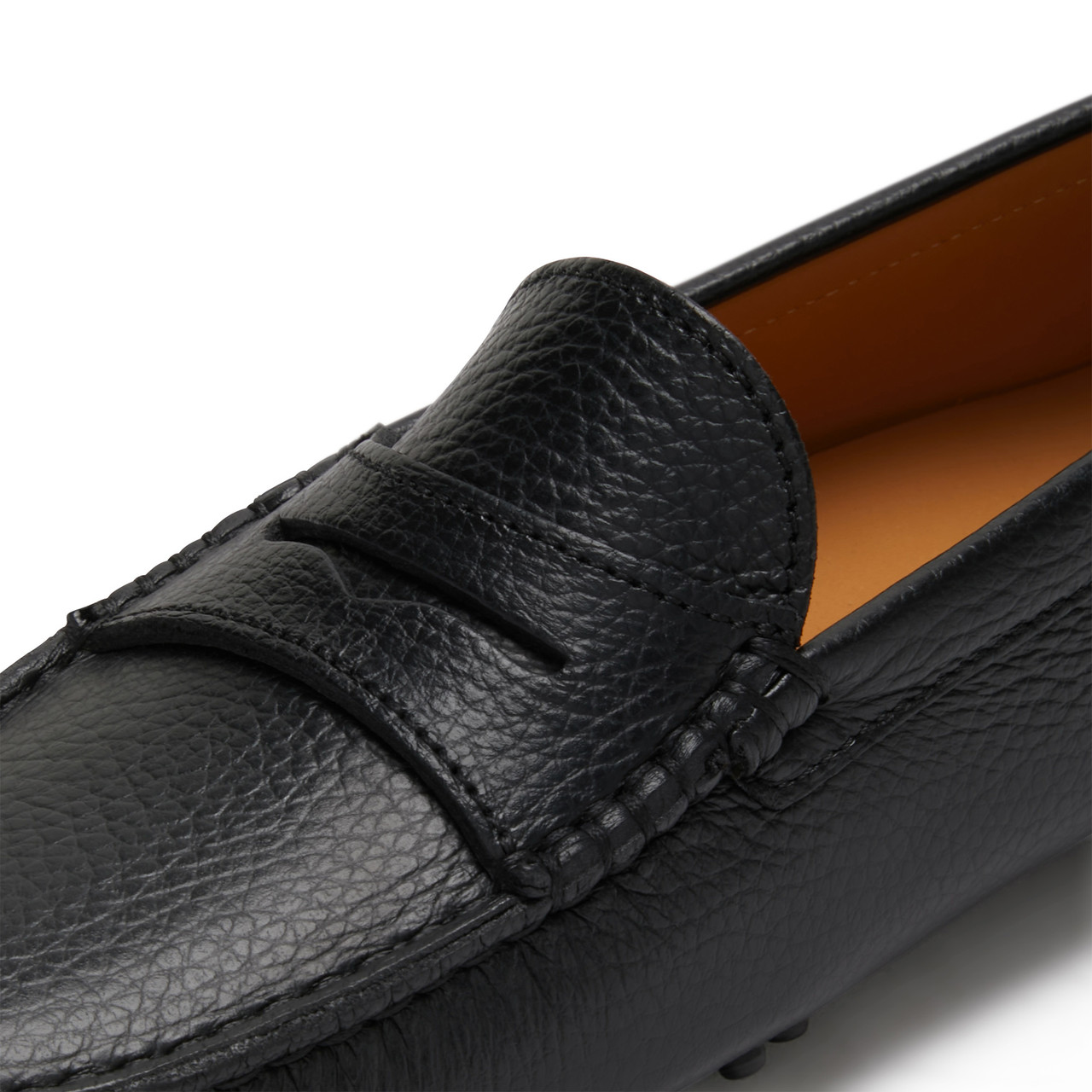 Isabel Bernard Vendôme Marie black calfskin leather moccasins