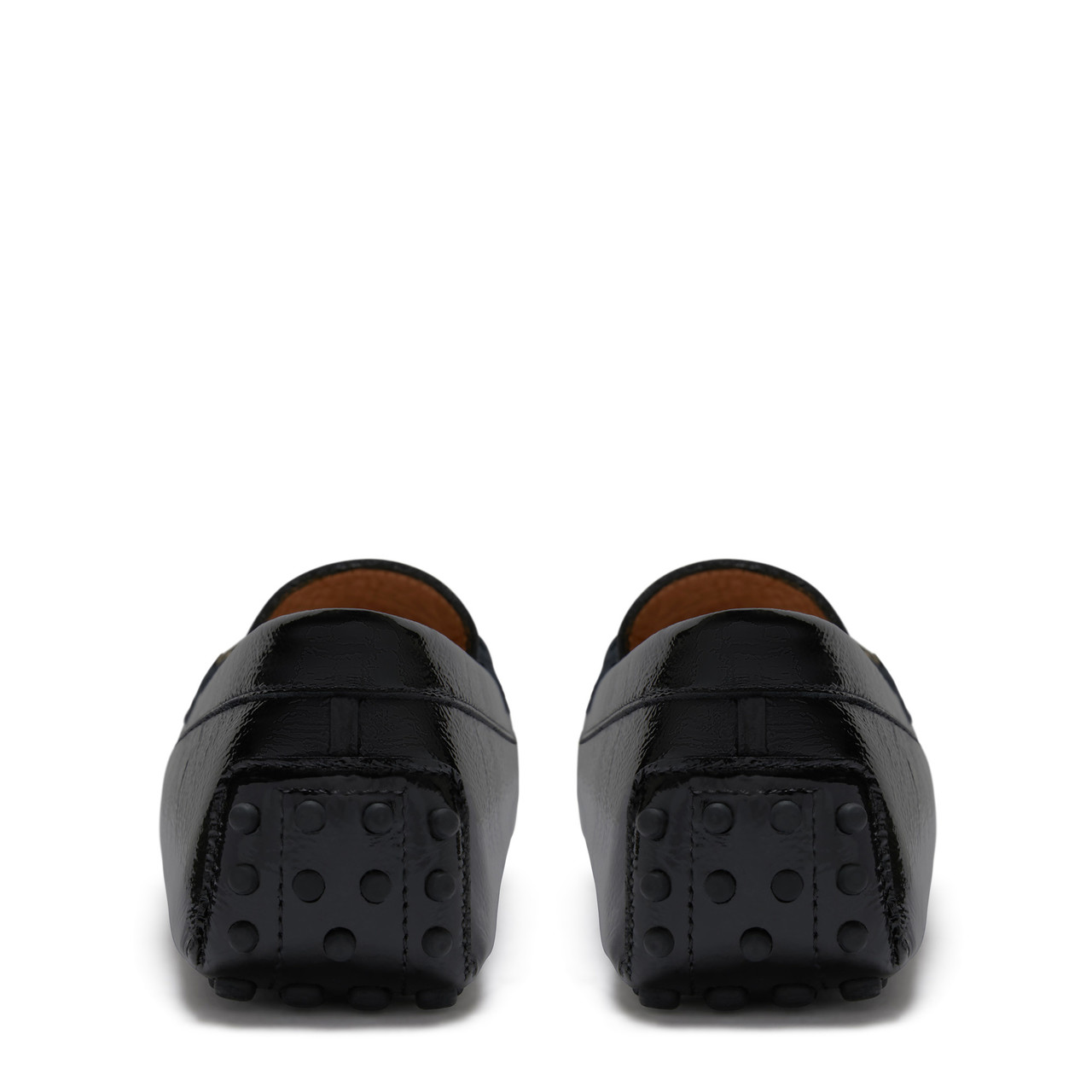 Isabel Bernard Vendôme Marie black calfskin patent leather moccasins
