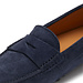 Isabel Bernard Vendôme Marie dark blue suede moccasins