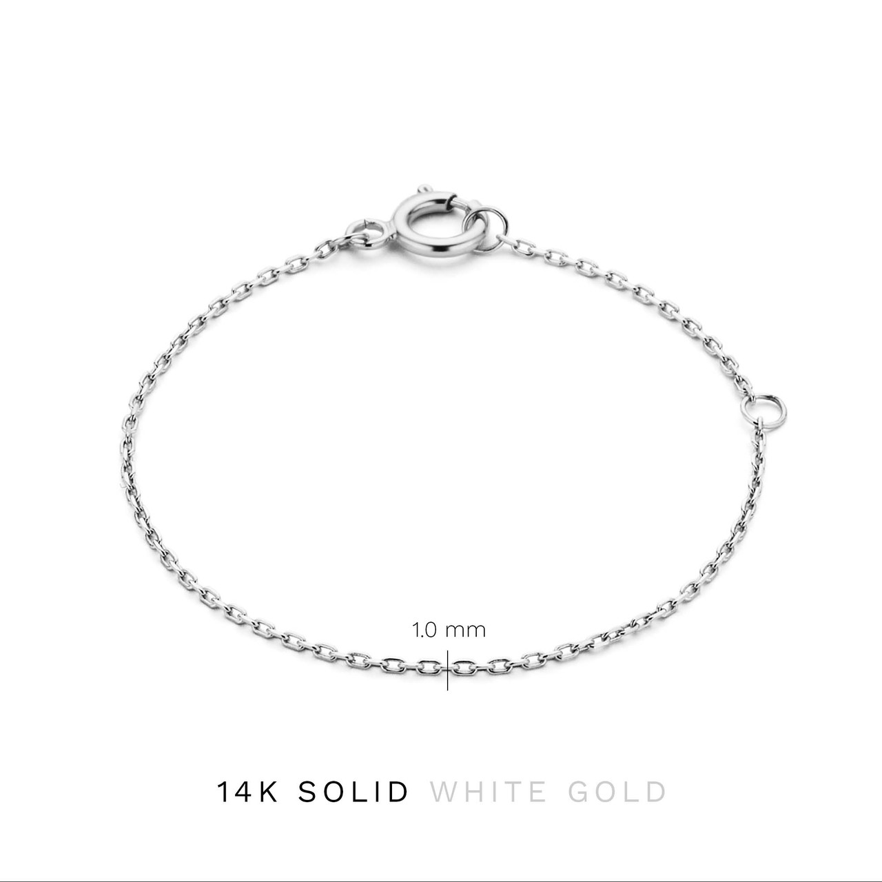 Isabel Bernard Saint Germain Nicole 14 karat white gold necklace extender