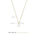 Isabel Bernard Le Marais Merle 14 karat gold necklace with zirconia stones