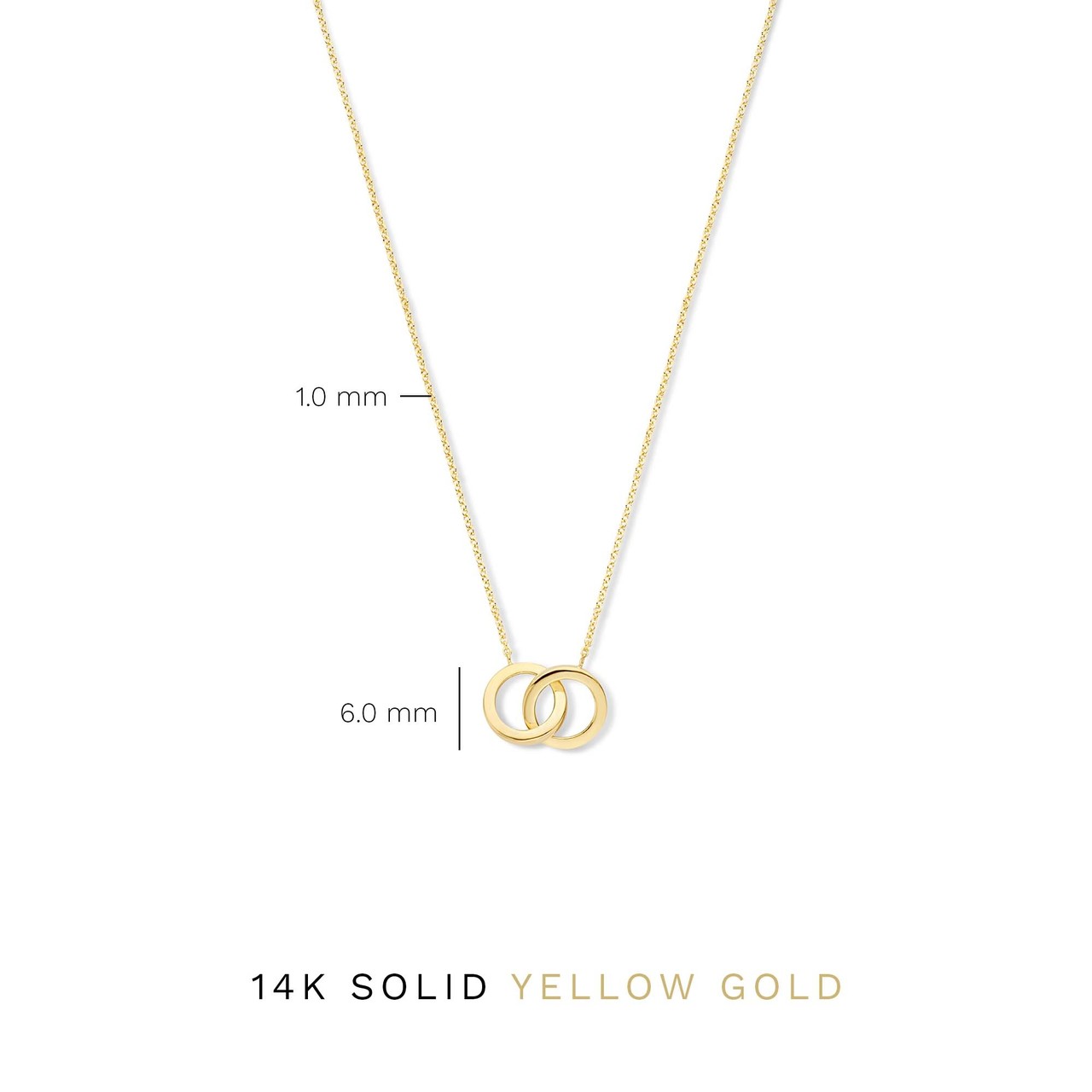 Isabel Bernard Le Marais Zoë 14 karat gold necklace with two rings