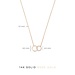 Isabel Bernard La Concorde Loulou 14 karat rose gold collier with two rings