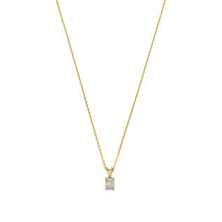 Isabel Bernard De la Paix Maxime 585er Goldkette | Diamant 0.11 ct