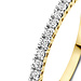 Isabel Bernard De la Paix Madeline anello in oro 14 carati con diamanti 0.14 carati