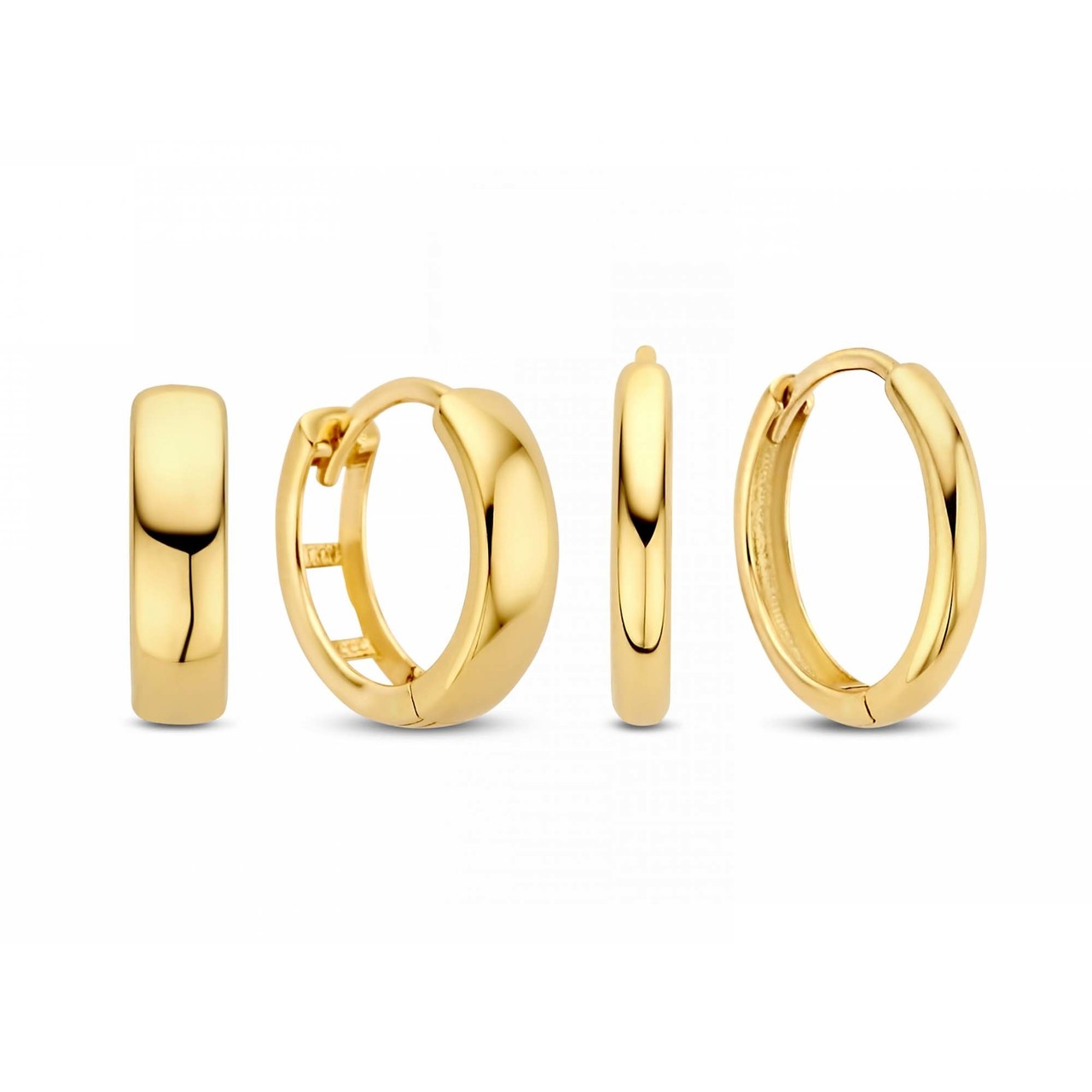 Isabel Bernard - 14 karat gold hoop earrings IB360126