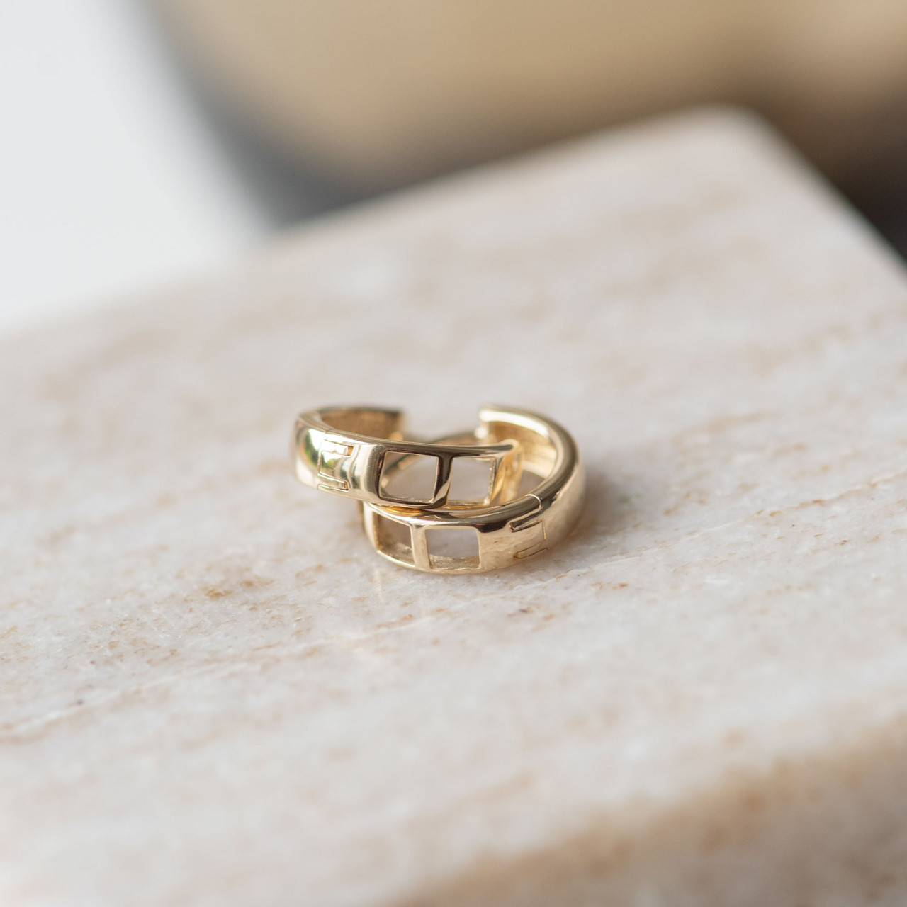 Isabel Bernard Cadeau d'Isabel 14 karat gold earring set