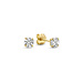 Isabel Bernard Cadeau d'Isabel set orecchini in oro 14 carati con pietre zircone