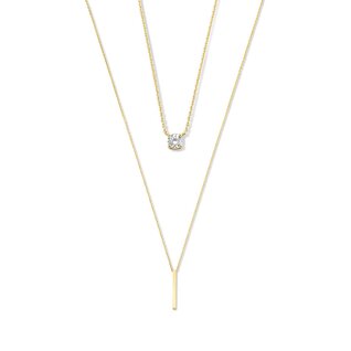 Isabel Bernard Cadeau d'Isabel 14 karat gold necklaces gift set