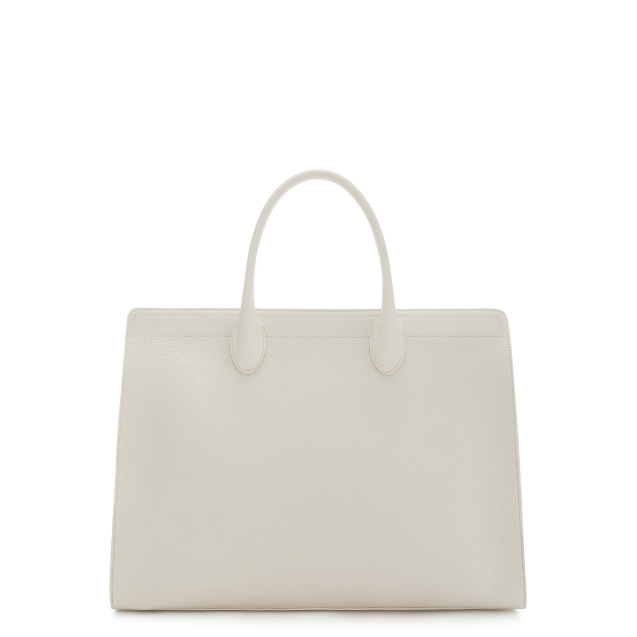 Isabel Bernard Honoré Nadine cream calfskin leather handbag with laptop compartment