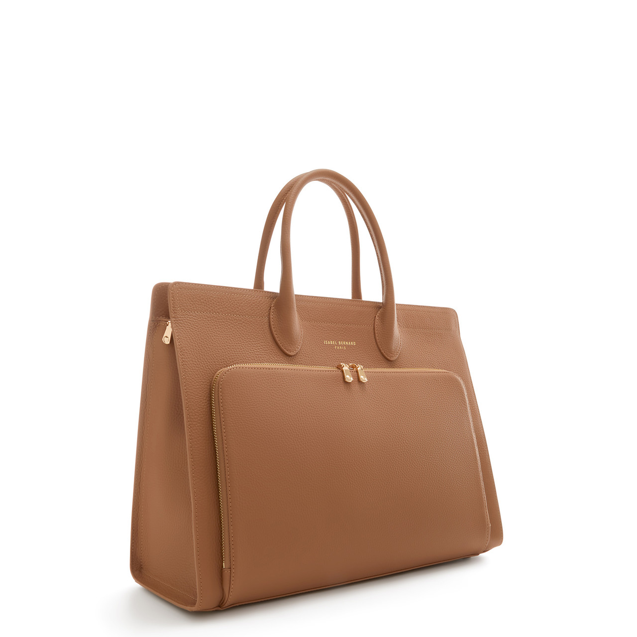 Isabel Bernard - camel calfskin leather handbag IB21053