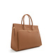 Isabel Bernard Honoré Nadine camel calfskin leather handbag with laptop compartment