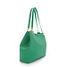 Isabel Bernard Femme Forte Annabelle green calfskin leather shoulder bag