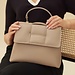 Isabel Bernard Femme Forte Lacy taupe calfskin leather handbag