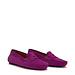 Isabel Bernard Vendôme Marie fuchsia suede moccasins