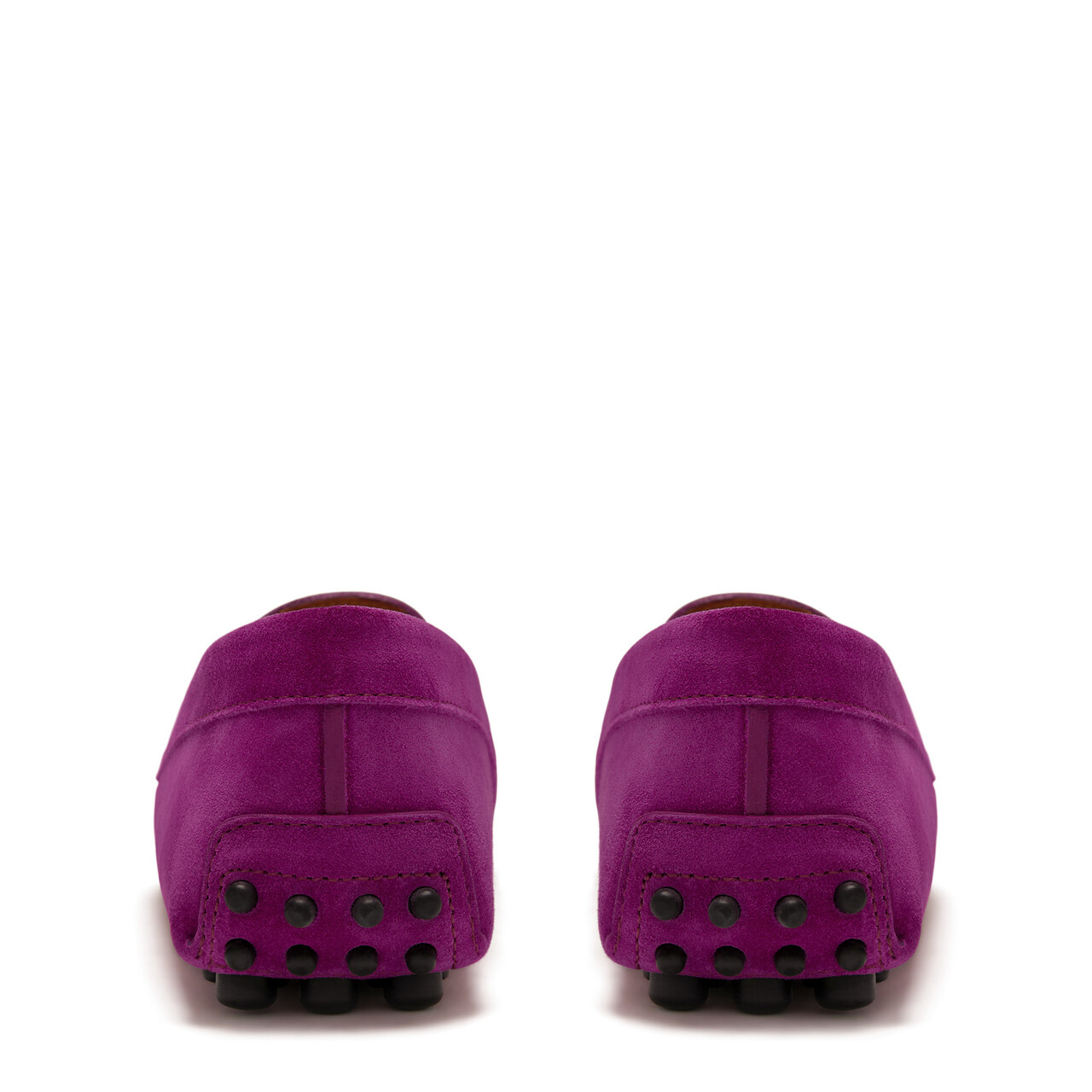 Isabel Bernard Vendôme Marie fuchsia suede moccasins